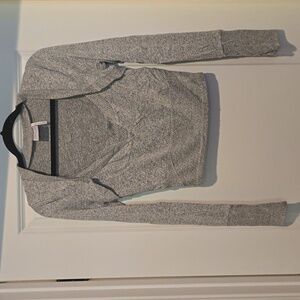 Out from under long-sleeved top